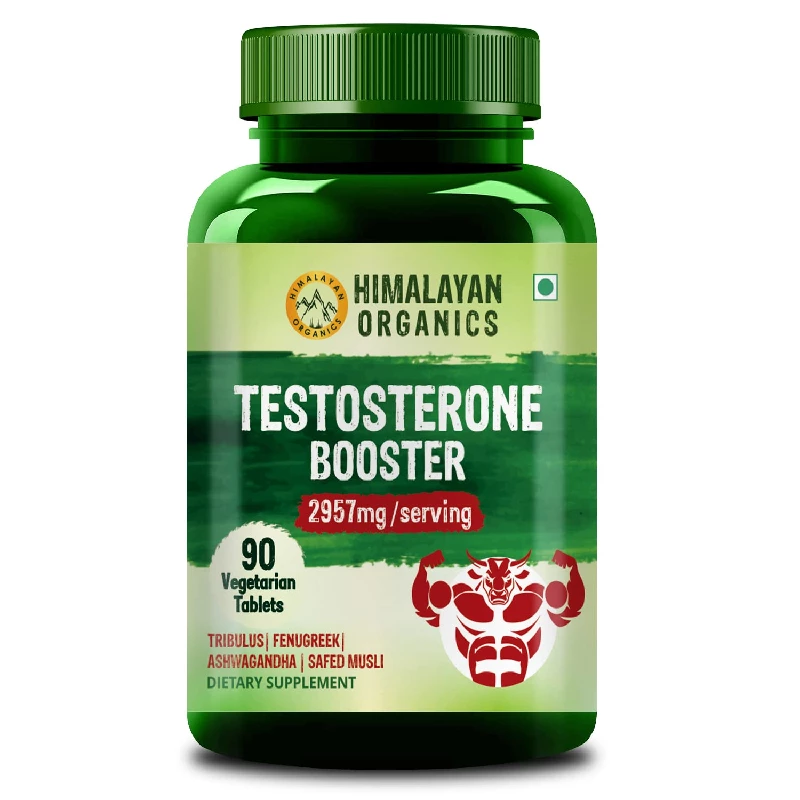 Himalayan Organics Plant Based Testosterone Booster Vegetarian Tablets, 90 Tablets-1.webp